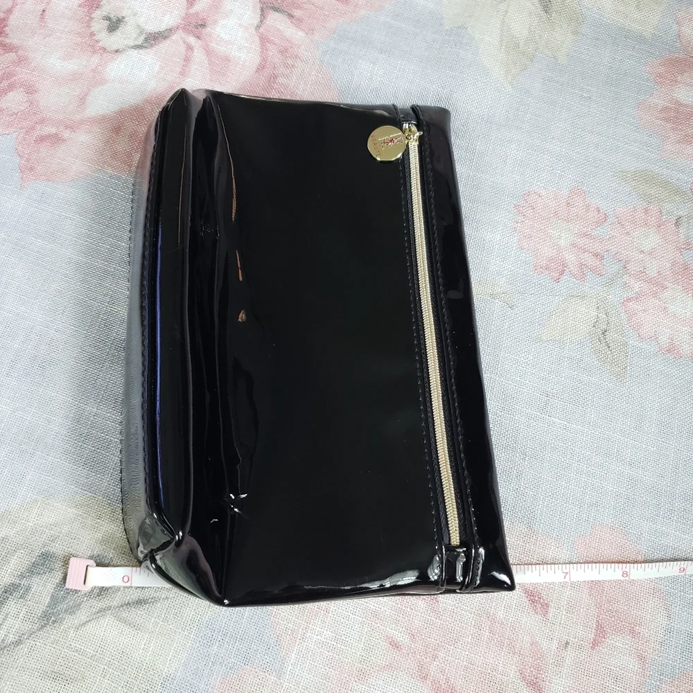 YSL Yves Saint Laurent Black Beauty makeup bag Pouch Clutch Cosmetics Bag